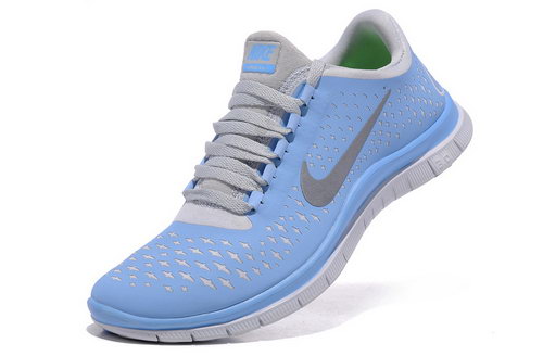 Nike Free Run 3.0 V4 Womens Blue Grey Greece